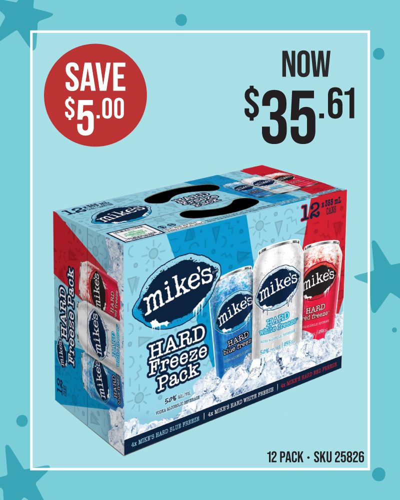 Mike’s Hard Freeze Mixer Pack 12 Pack Cans
