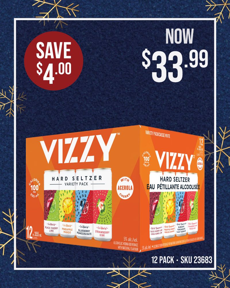 Vizzy Hard Seltzer Variety 12 Pack Cans