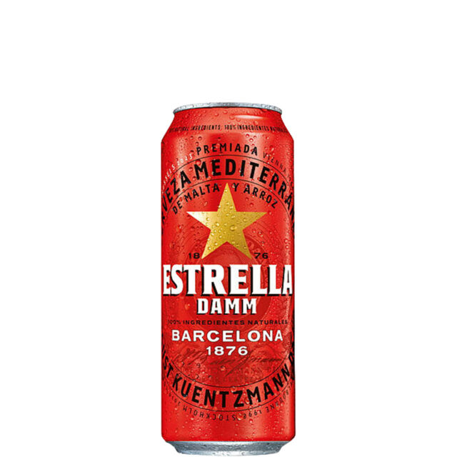 Estrella Damm Lager 500ml Can