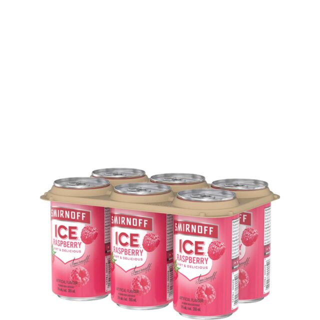 Smirnoff Ice Raspberry 6 Pack Cans
