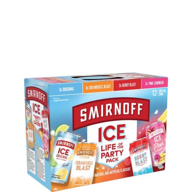 Smirnoff Ice Life of the Party Pack 12 Pack Cans