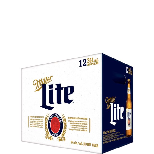 Miller Lite 12 Pack Bottles