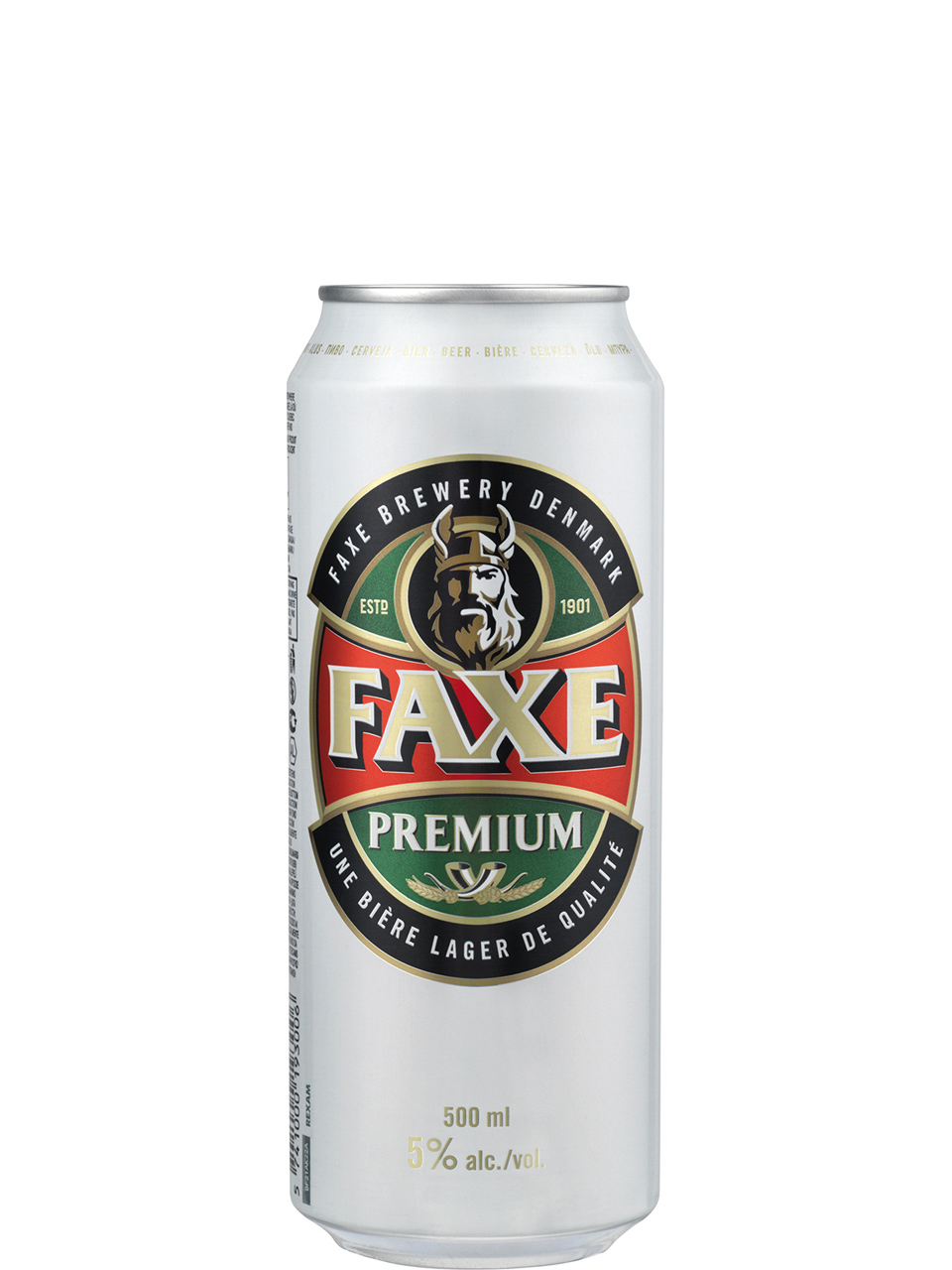 2020 Empty can Faxe Premium Beer NEWEST #4 450 ml Russia 
