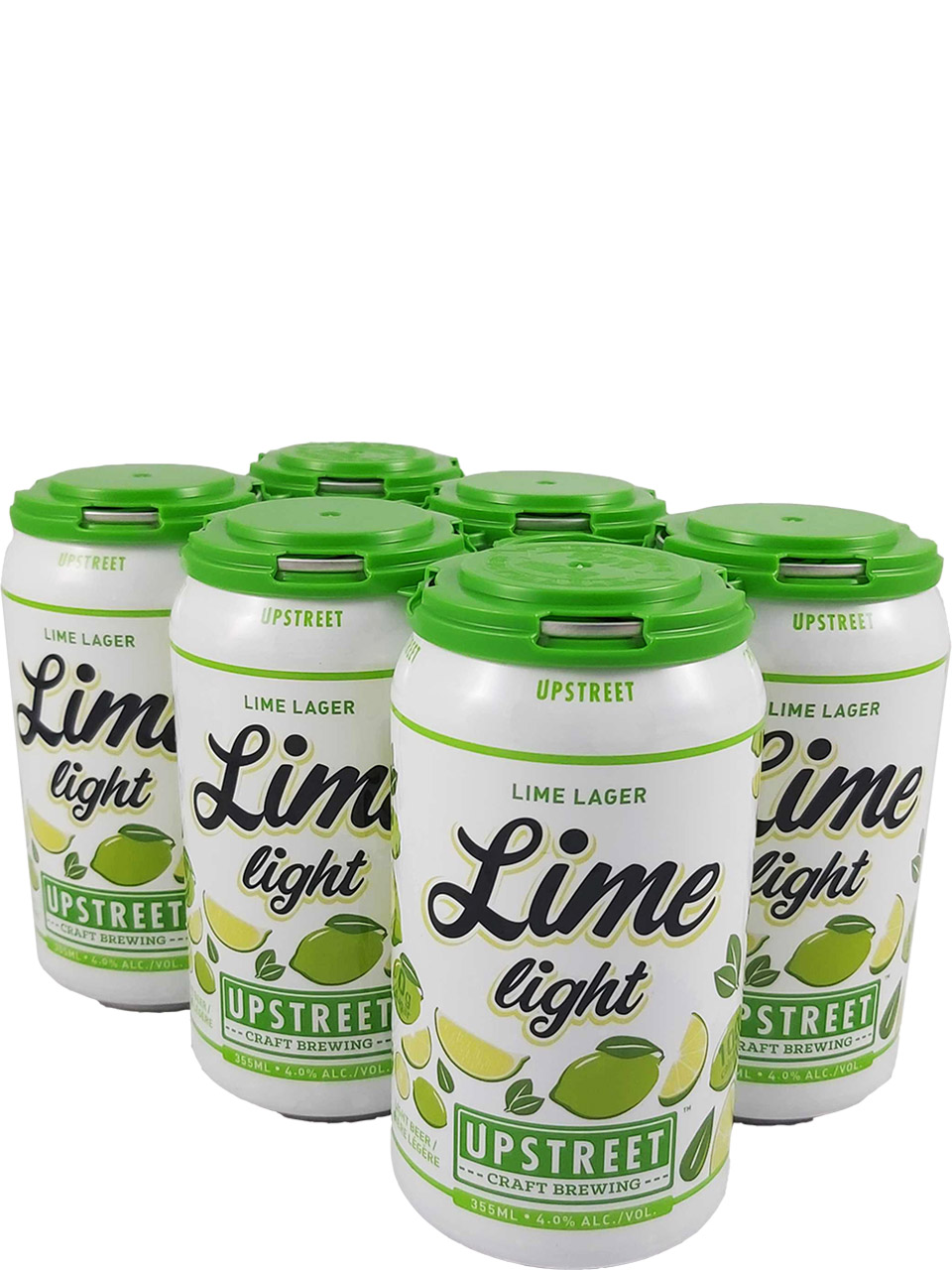 Upstreet Limelight Lime Lager 6 Pack Cans