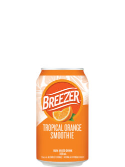 Breezer Tropical Orange Smoothie 6 Pack Cans