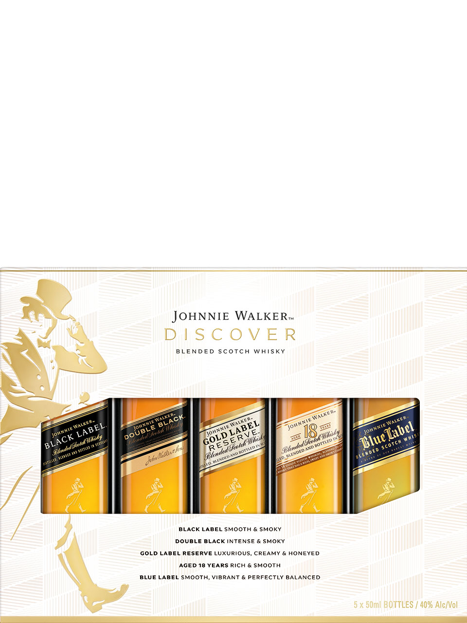 Johnnie Walker Discover Tasting Pack 5x50ml