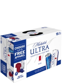 Michelob Ultra Sleek 15 Pack Cans