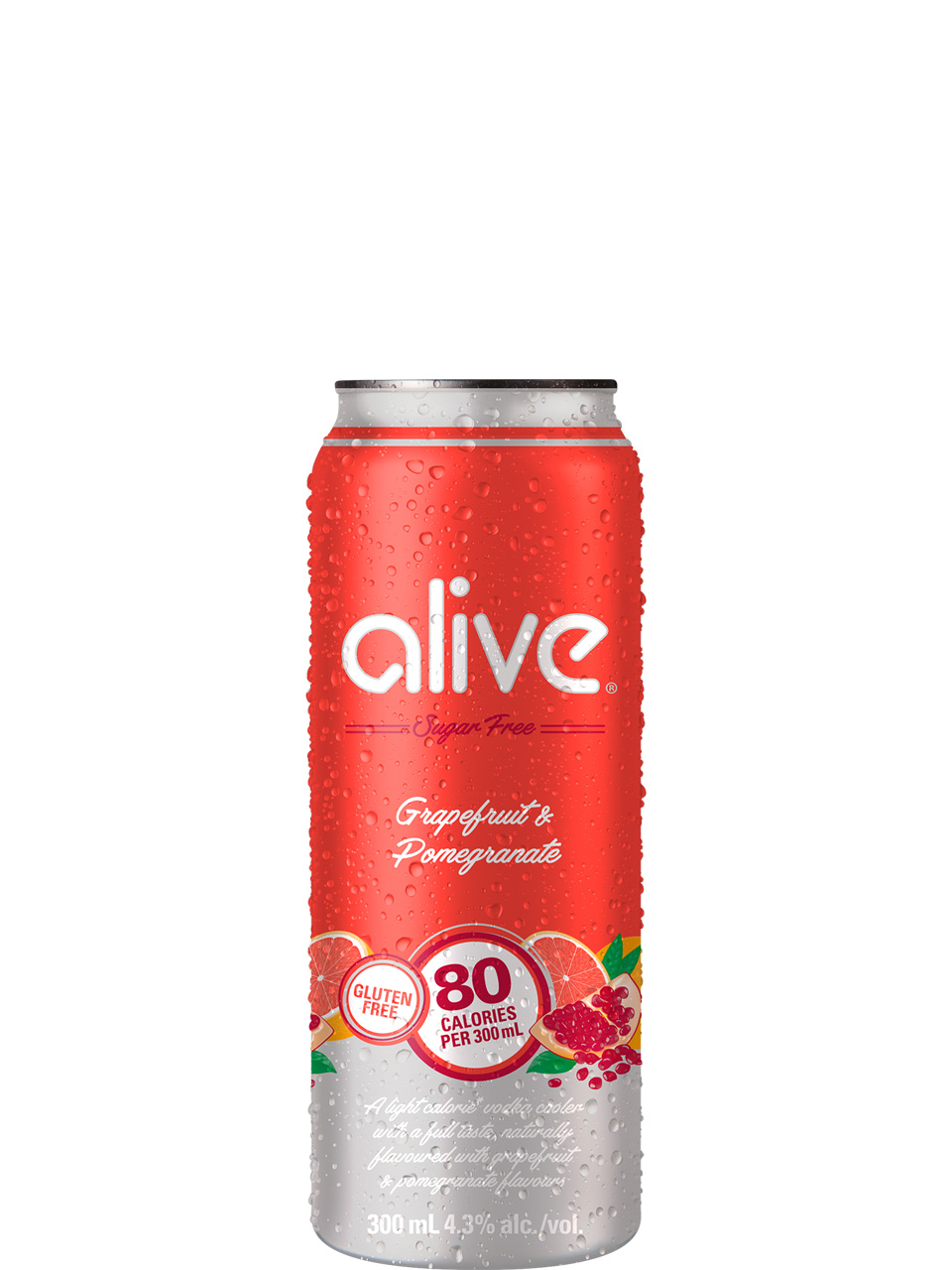 Alive Grapefruit & Pomegranate 4pk