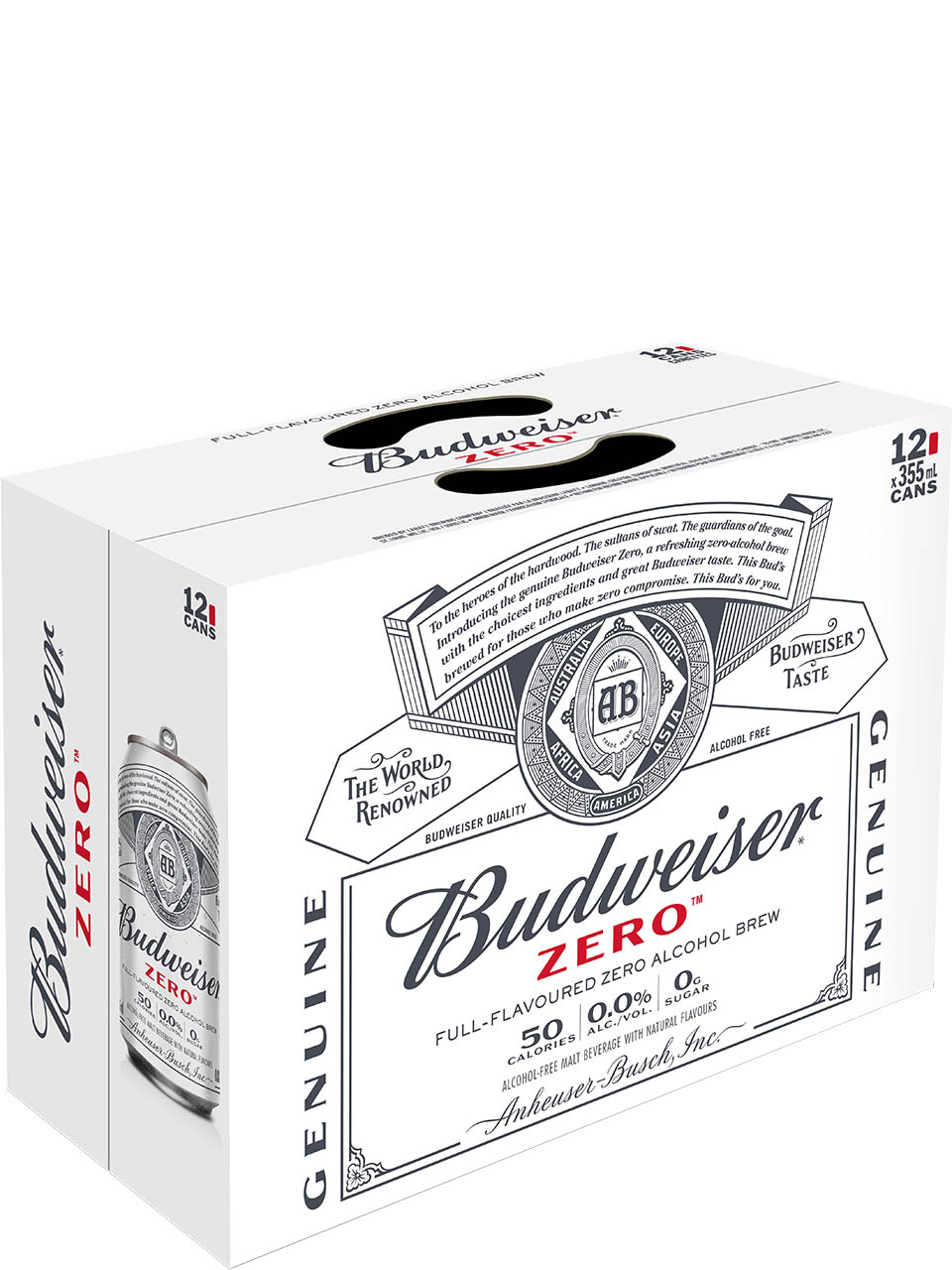 Budweiser Zero 12 Pack Cans