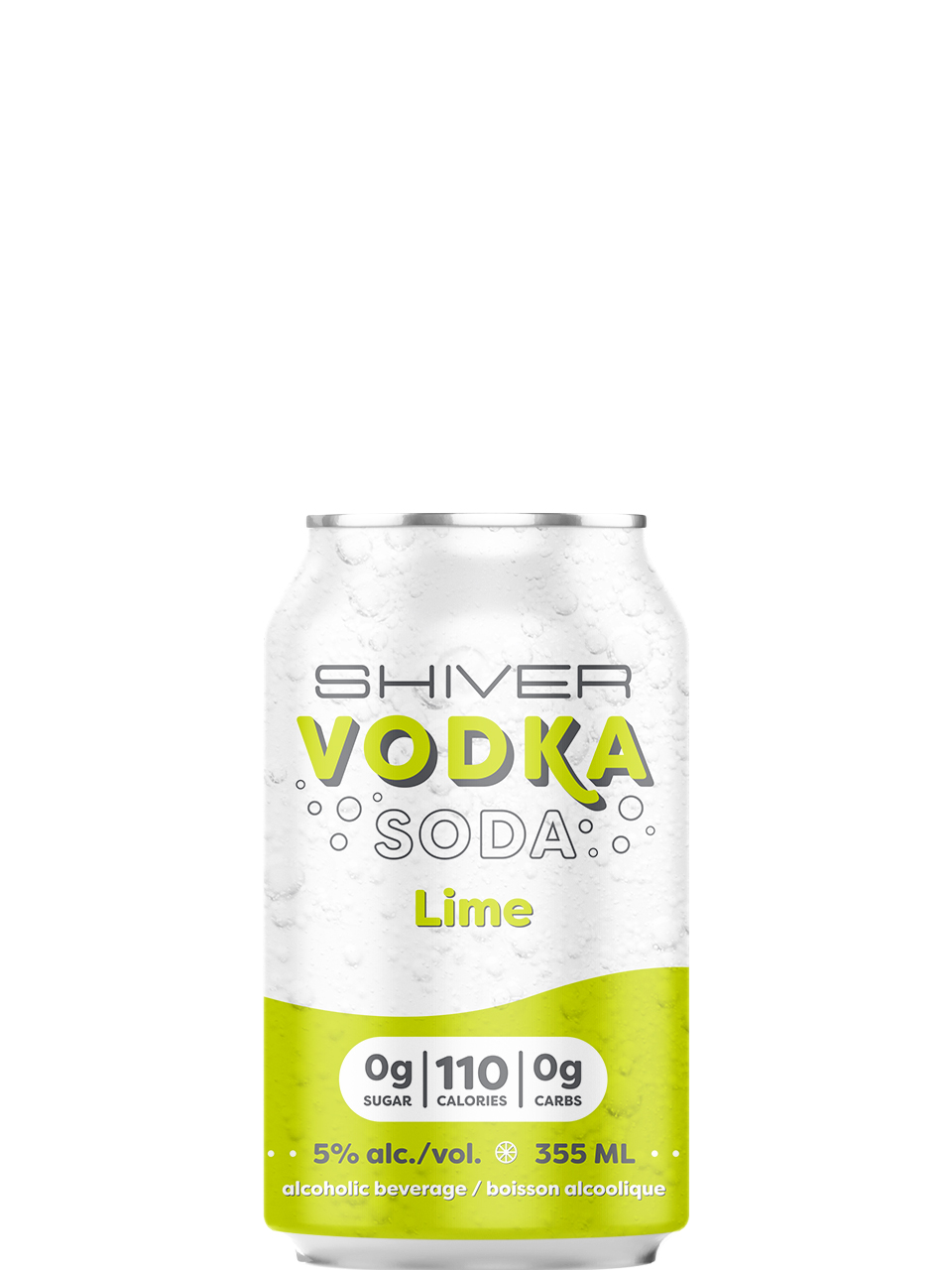 Shiver Lime Vodka Soda 6 Pack Cans