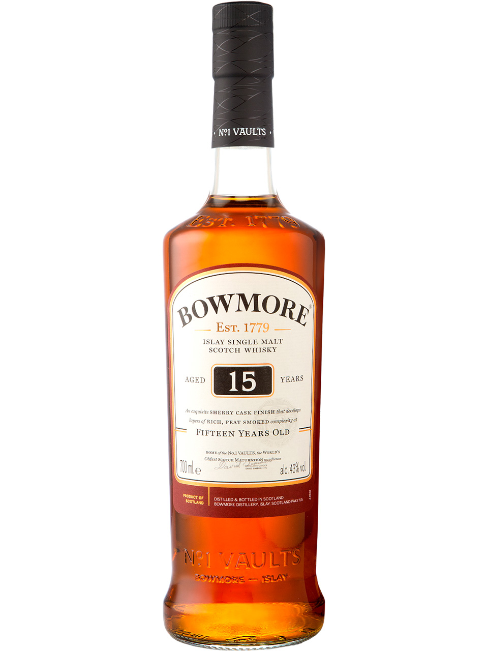 Bowmore 15YO Single Malt Scotch Whisky