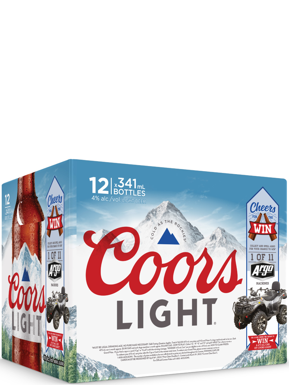 Coors Light 12 Pack Bottles