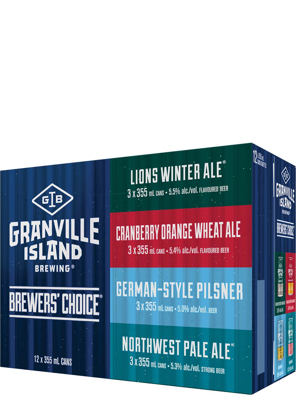 Granville Island Brewing Winter Mix 12 Pack Cans