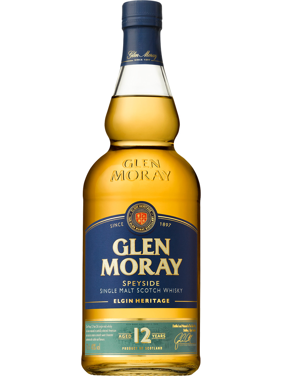 Glen Moray 12YO Single Malt Scotch Whisky