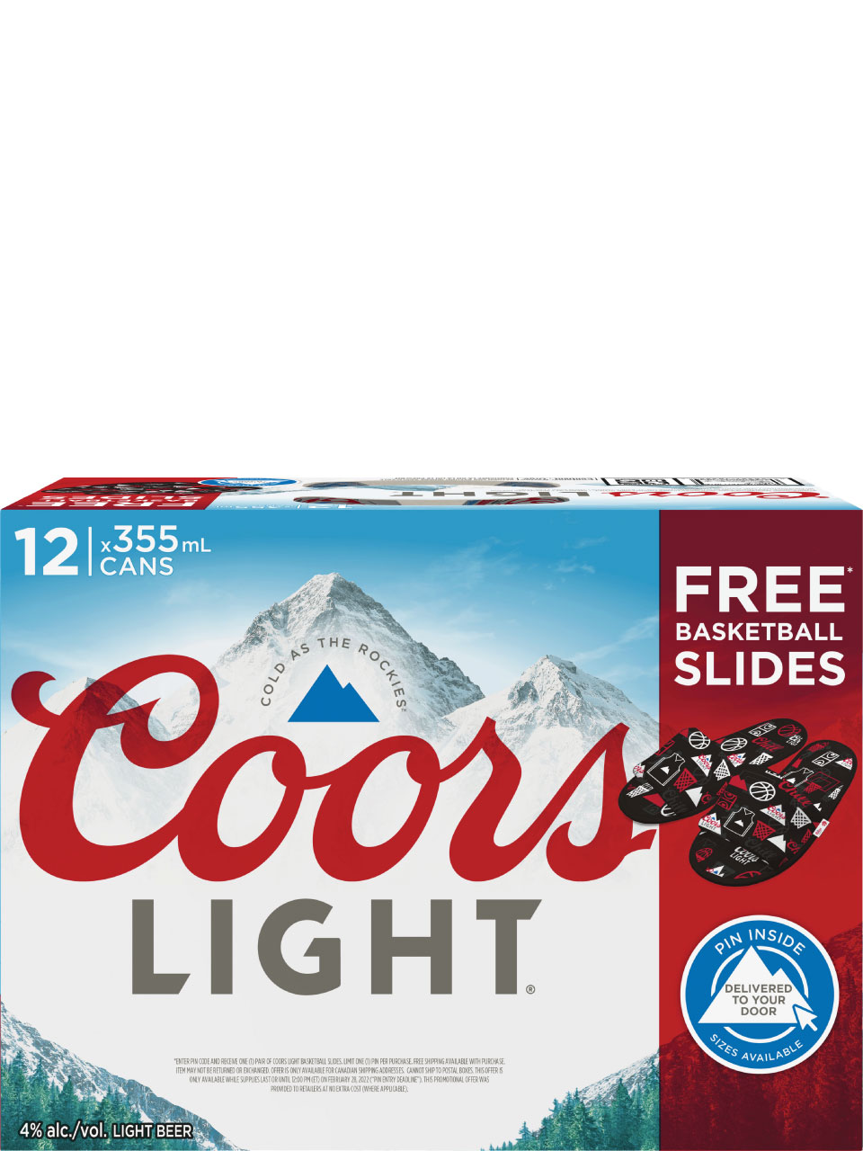 Coors Light 12 Pack Cans