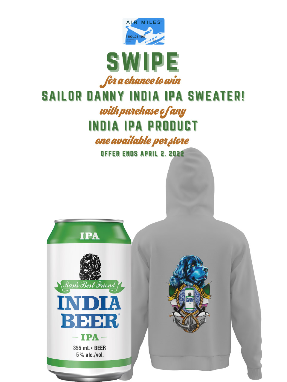 India Beer IPA 8 Pack Cans
