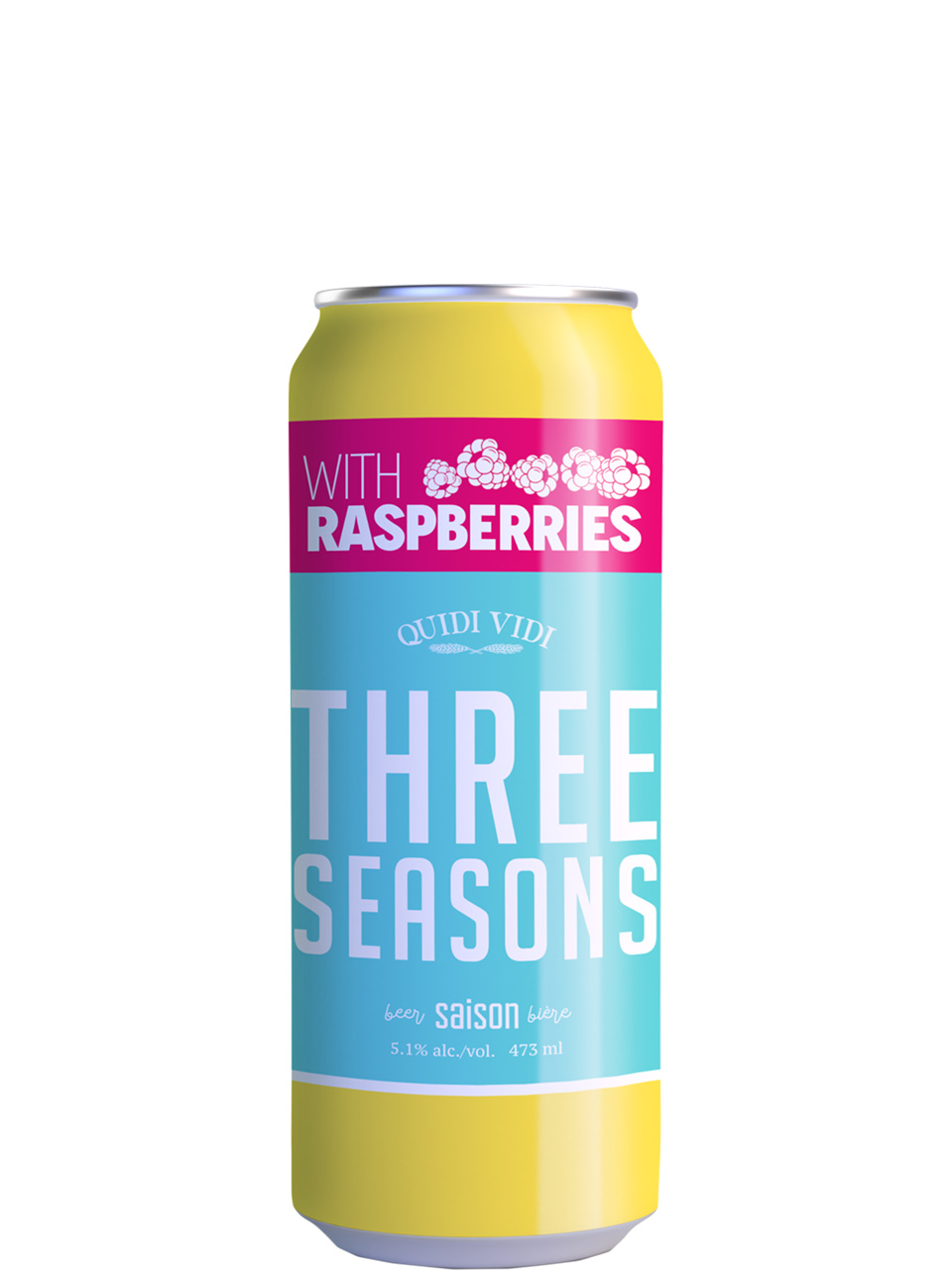 Quidi Vidi Three Seasons Raspberry 473ml Can