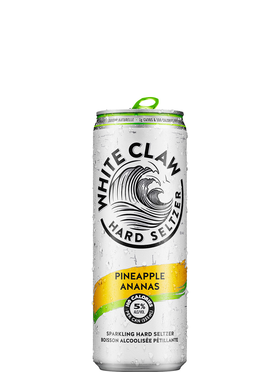White Claw Hard Seltzer Pineapple 6 Pack Cans