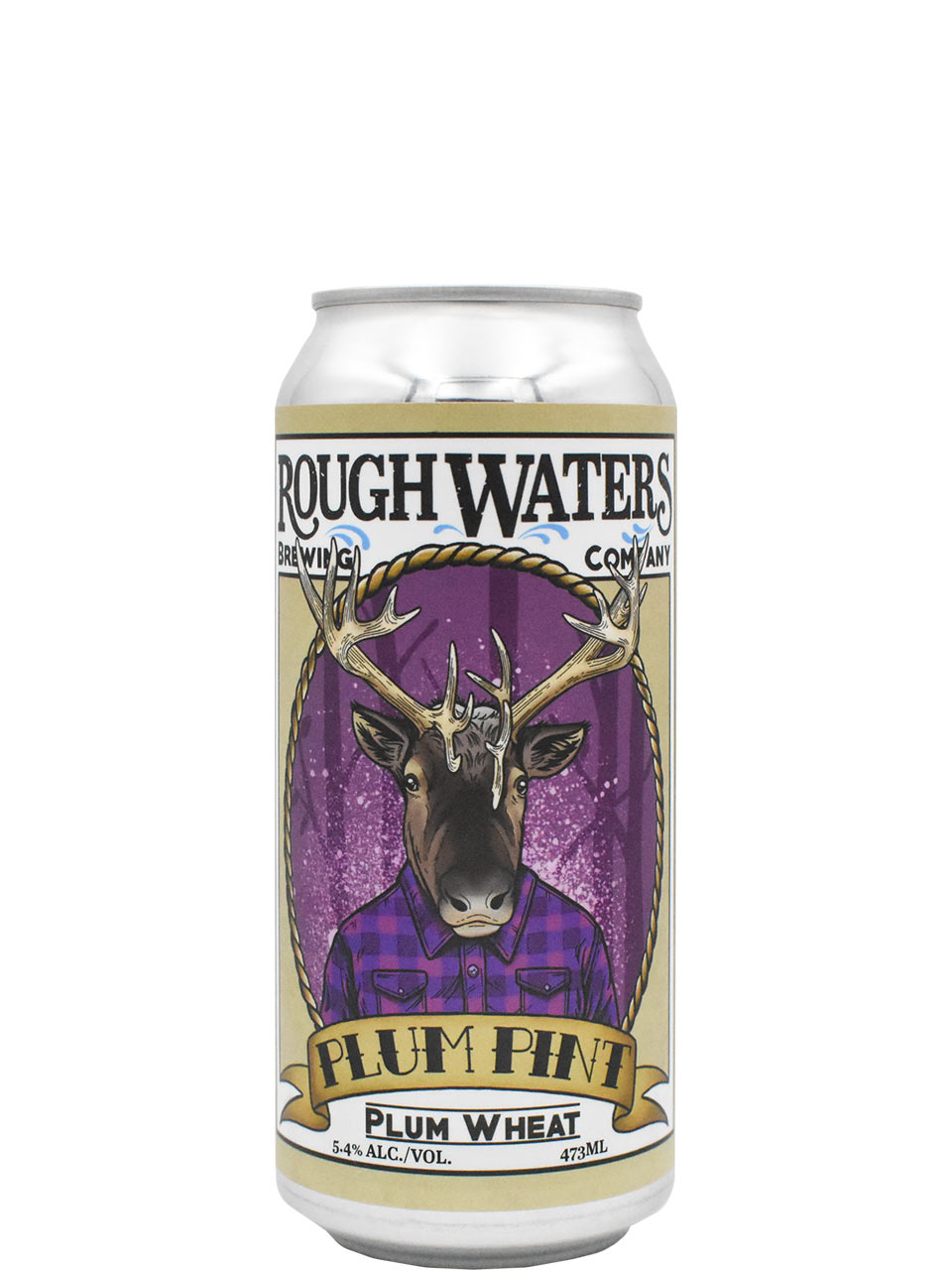 Rough Waters Plum Pint 473ml Can