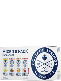 Cottage Springs Vodka Soda Mixed 8 Pack Cans
