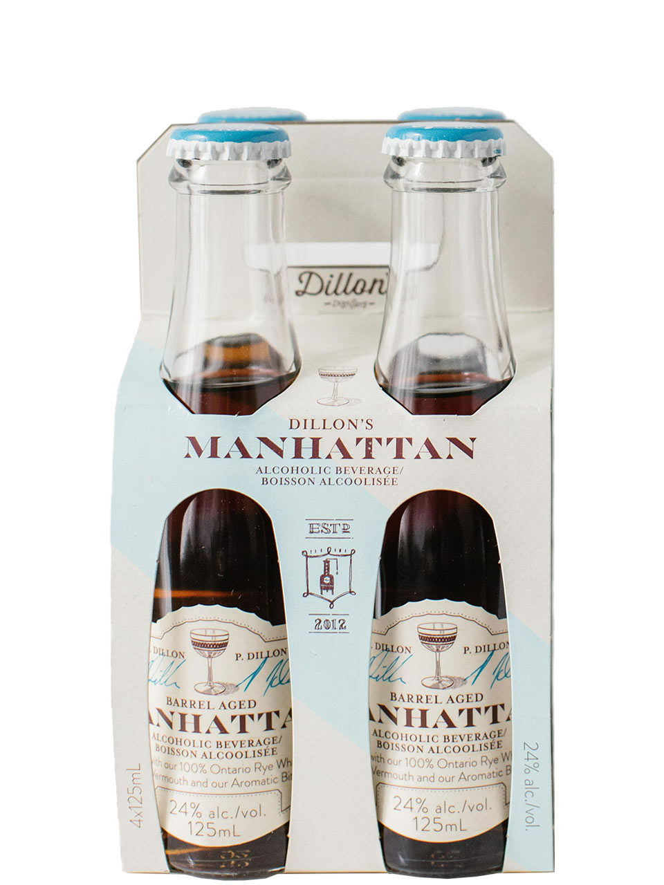Dillon's Manhattan 4 Pack Bottles