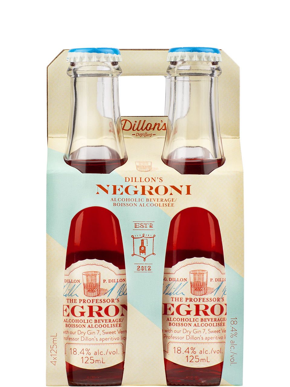 Dillon's Negroni 4 Pack Bottles