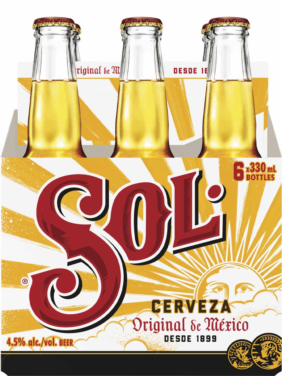 Sol Beer 6 Pack Bottles