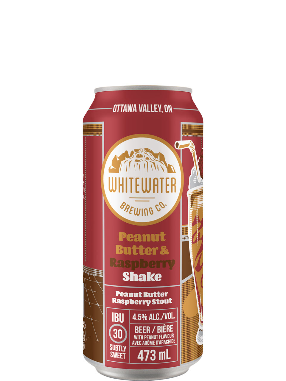 Whitewater Brewing Peanut Butter & Raspberry Shake