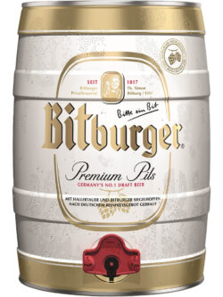 Bitburger Premium Beer Mini Keg