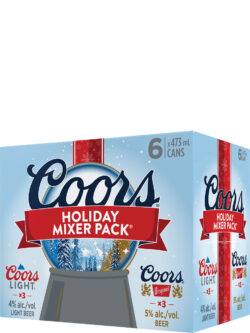 Coors Holiday Mixer 6 Pack Cans