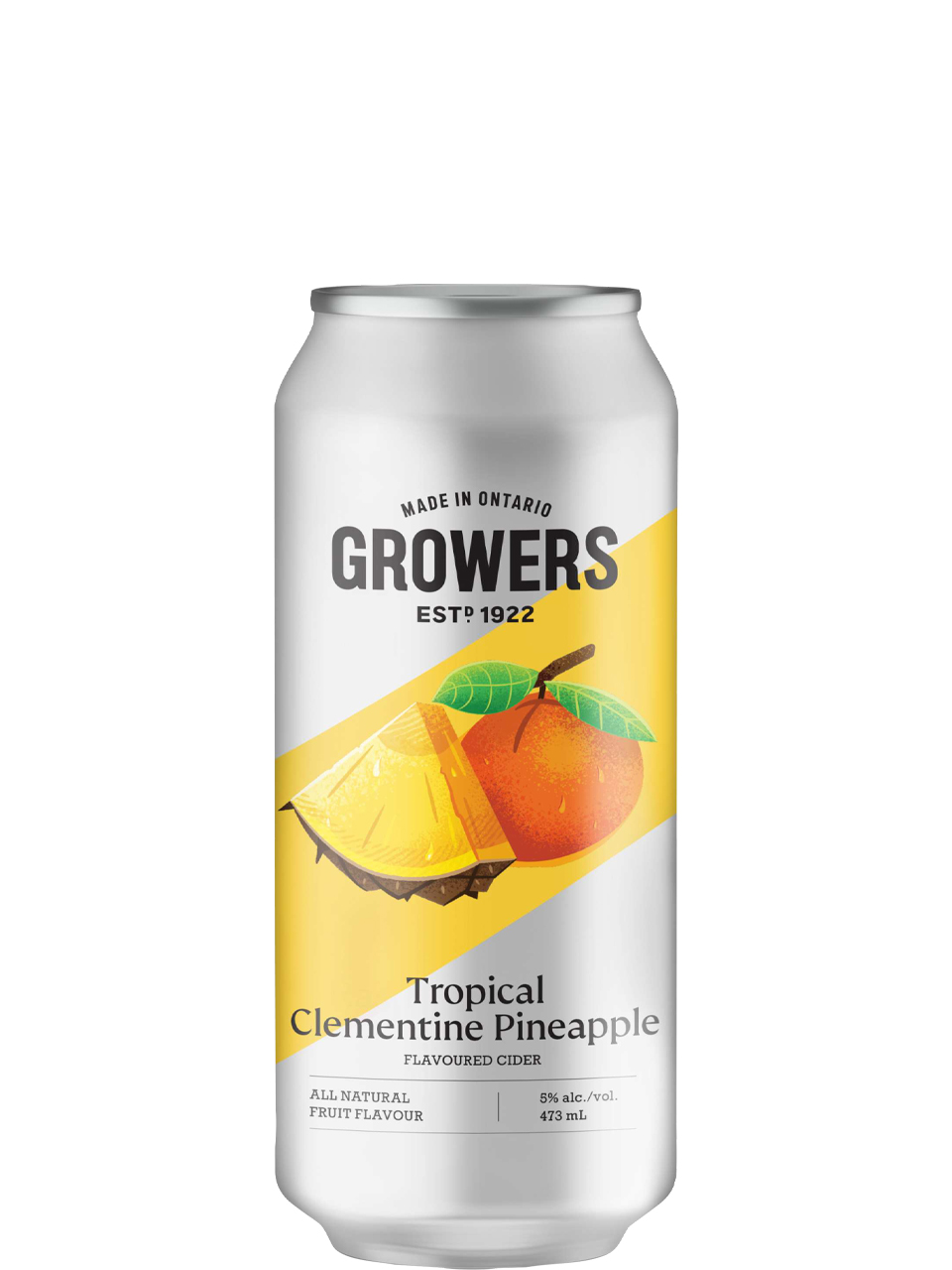 Growers Clementine Pineapple Cider 473ml Can