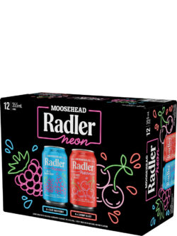 Moosehead Radler Neon Mix 12 Pack Cans