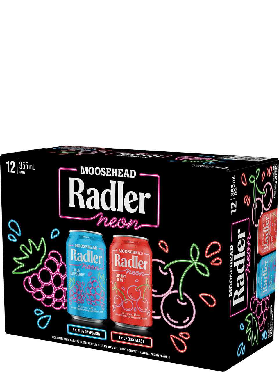 Moosehead Radler Neon Mix 12 Pack Cans