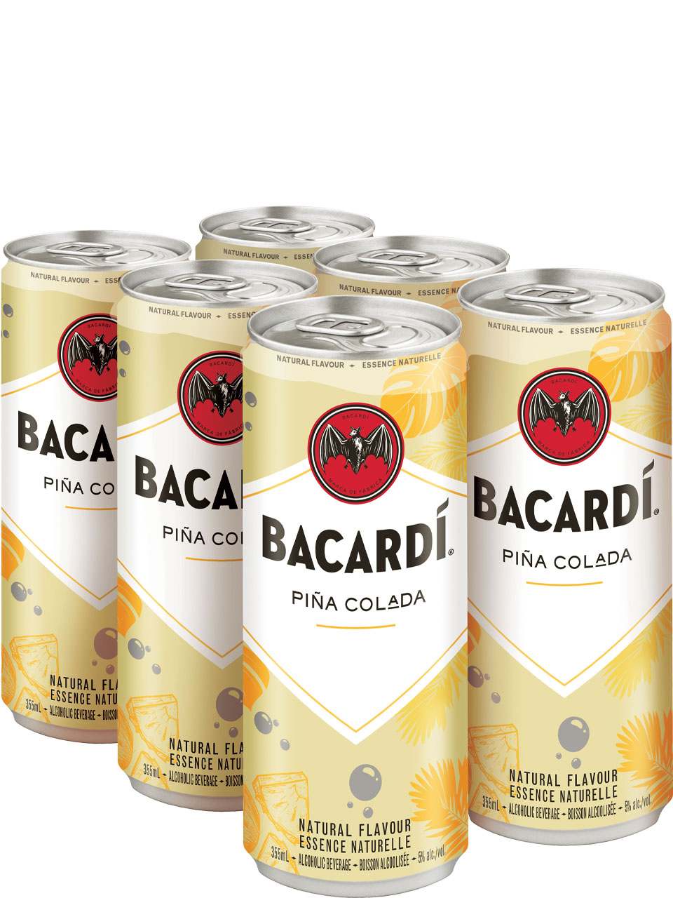 Bacardi Pina Colada 6 Pack Cans