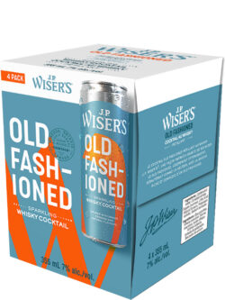 JP Wiser's Old Fashioned Sparkling Whisky 4 Pack