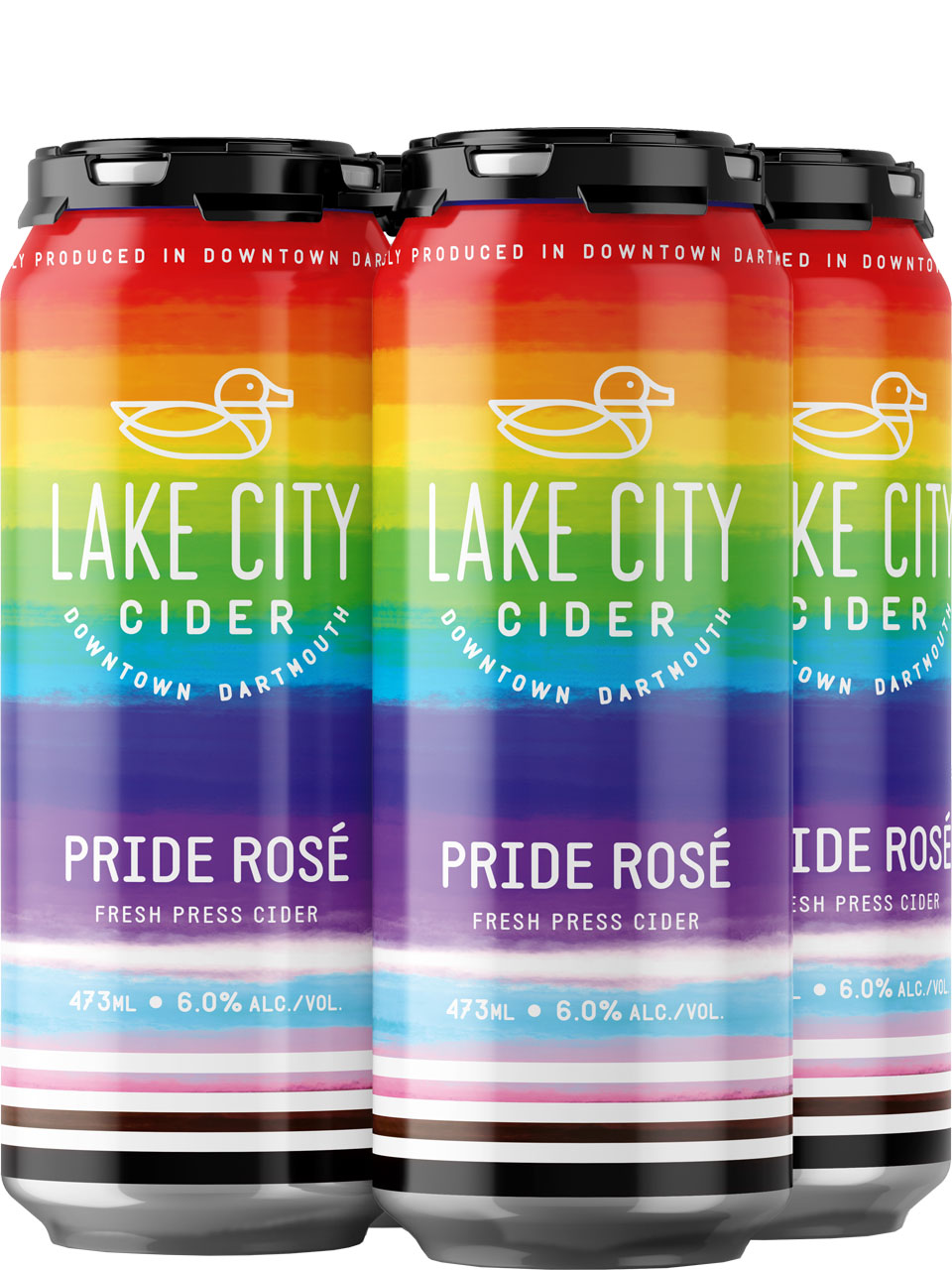 Lake City District Pride Rose 4 Pack Cans