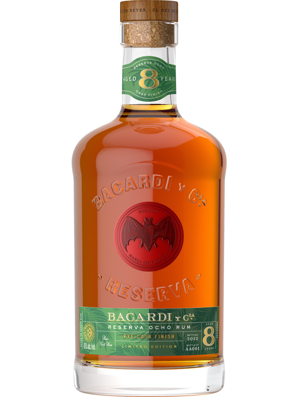 Bacardi 8YO Rye Cask Finish Rum