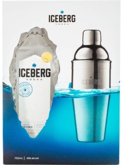 Iceberg Vodka with Cocktail Shaker Gift Pack