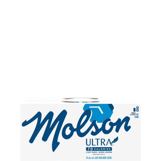 Molson Ultra 8 Pack Cans