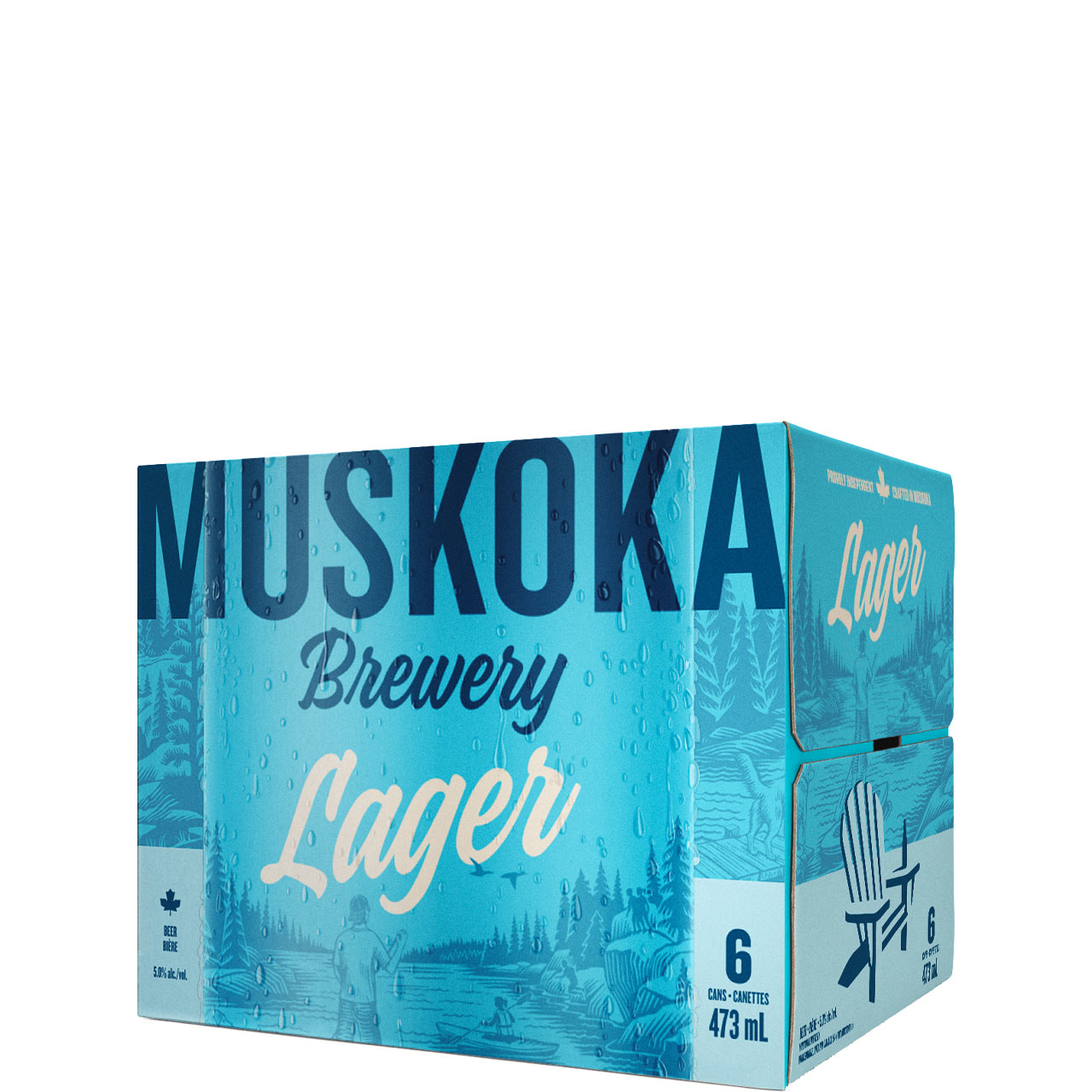 Muskoka Craft Lager 6 Pack Cans