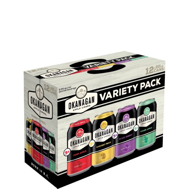 Okanagan Cider Variety 12 Pack Cans