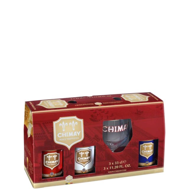 Chimay Trilogy Pack with Glass