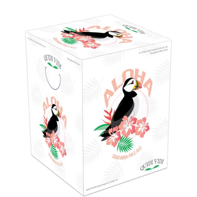Quidi Vidi Aloha Sour IPA 4 Pack Cans