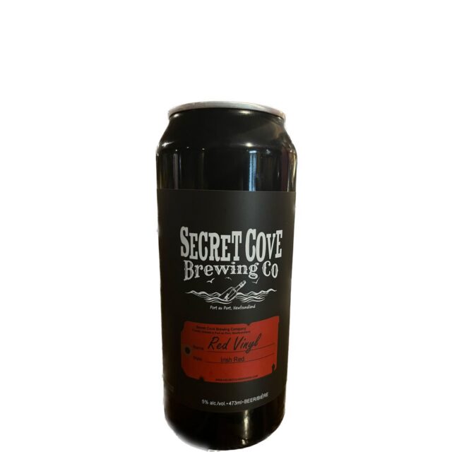 Secret Cove Red Vinyl Irish Red Ale 473ml