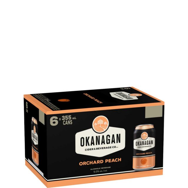 Okanagan Orchard Peach Cider 6 Pack Cans