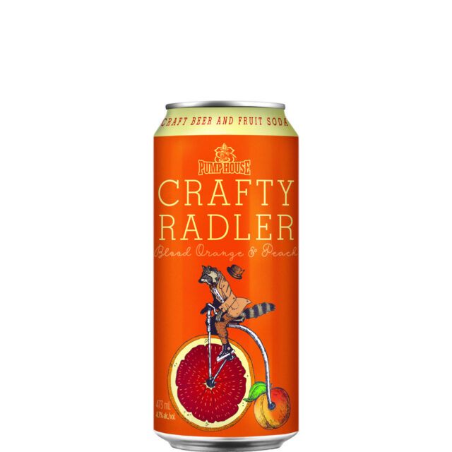 Pump House Crafty Radler Blood Orange & Peach