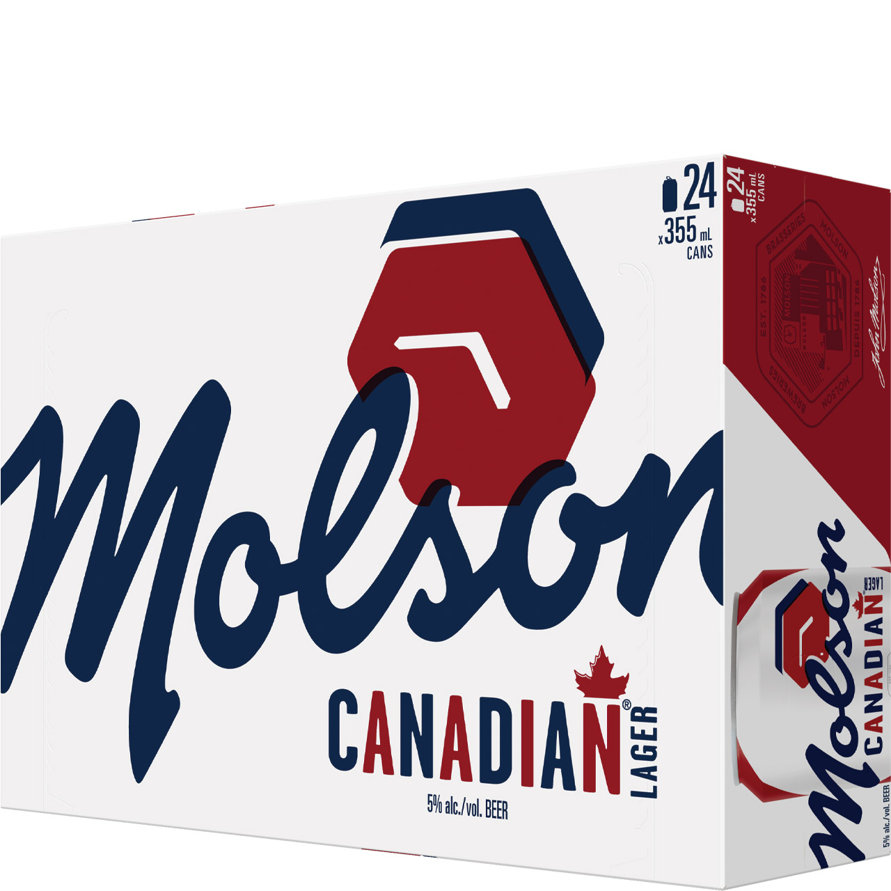 Molson Canadian Lager 24 Pack Cans