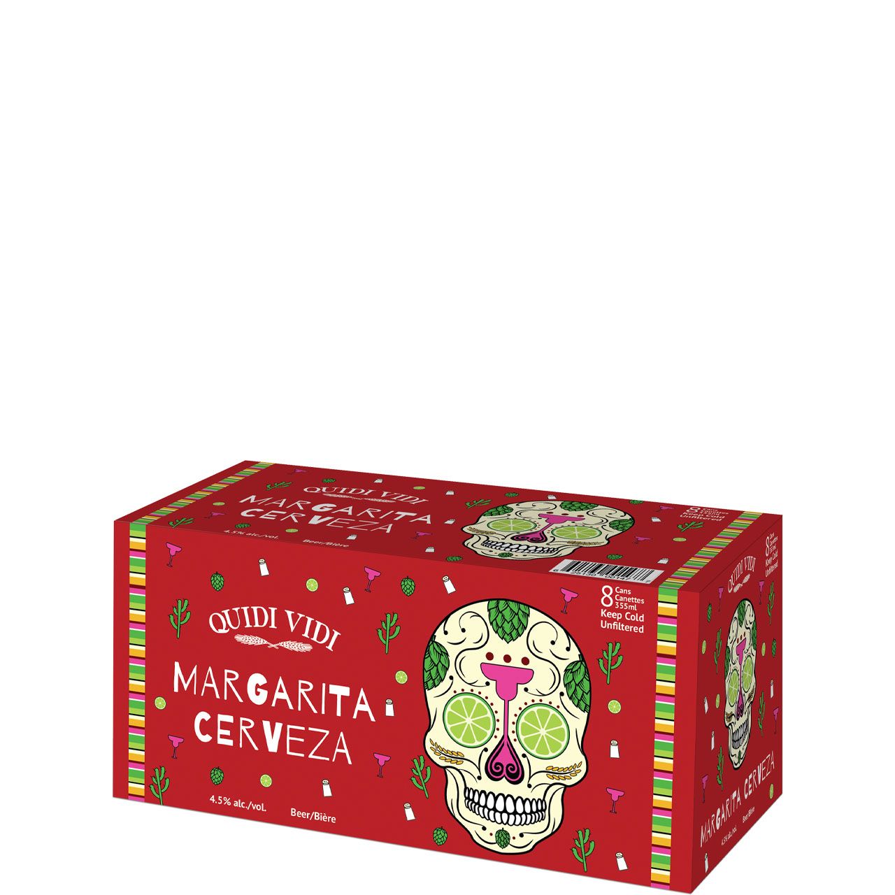 Quidi Vidi Margarita Cerveza 8 Pack Cans