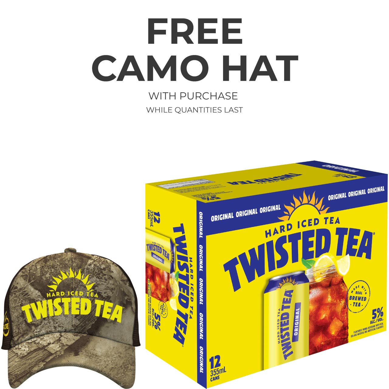 Twisted Tea Hard Iced Tea Original 12 Pack Cans