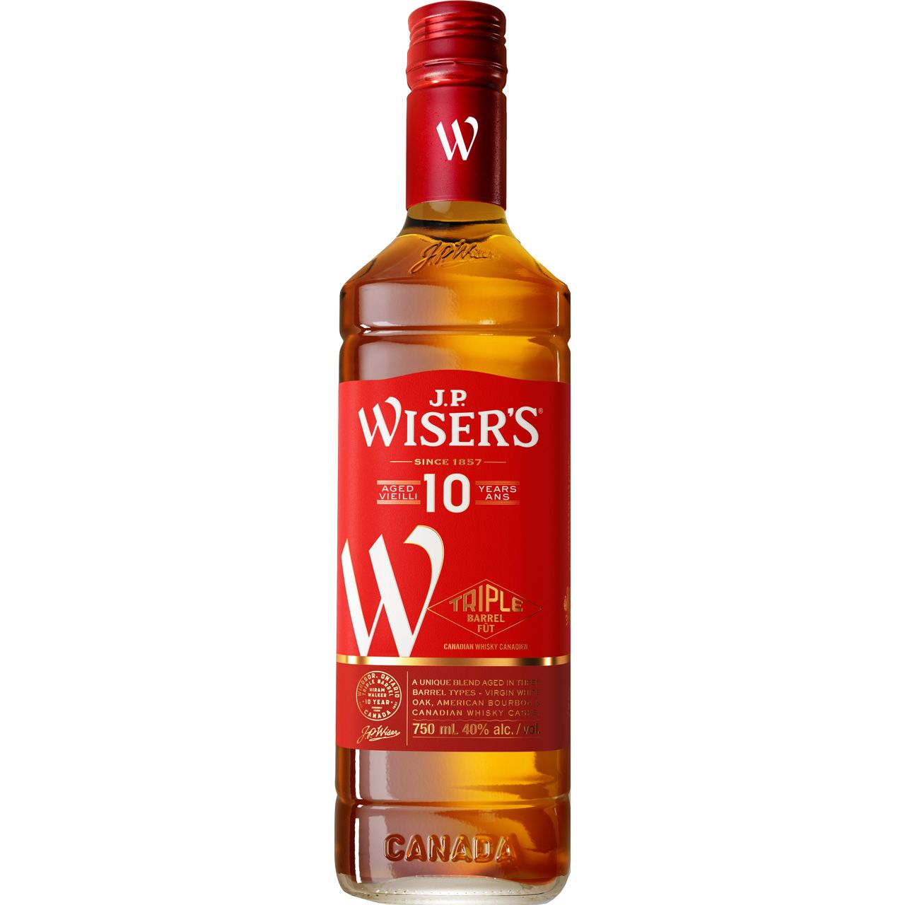 J.P. Wiser's 10YO Canadian Whisky